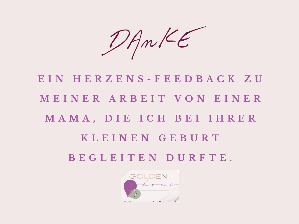 Testimonial Kleine Geburtsbegleitung Alexandra Timm